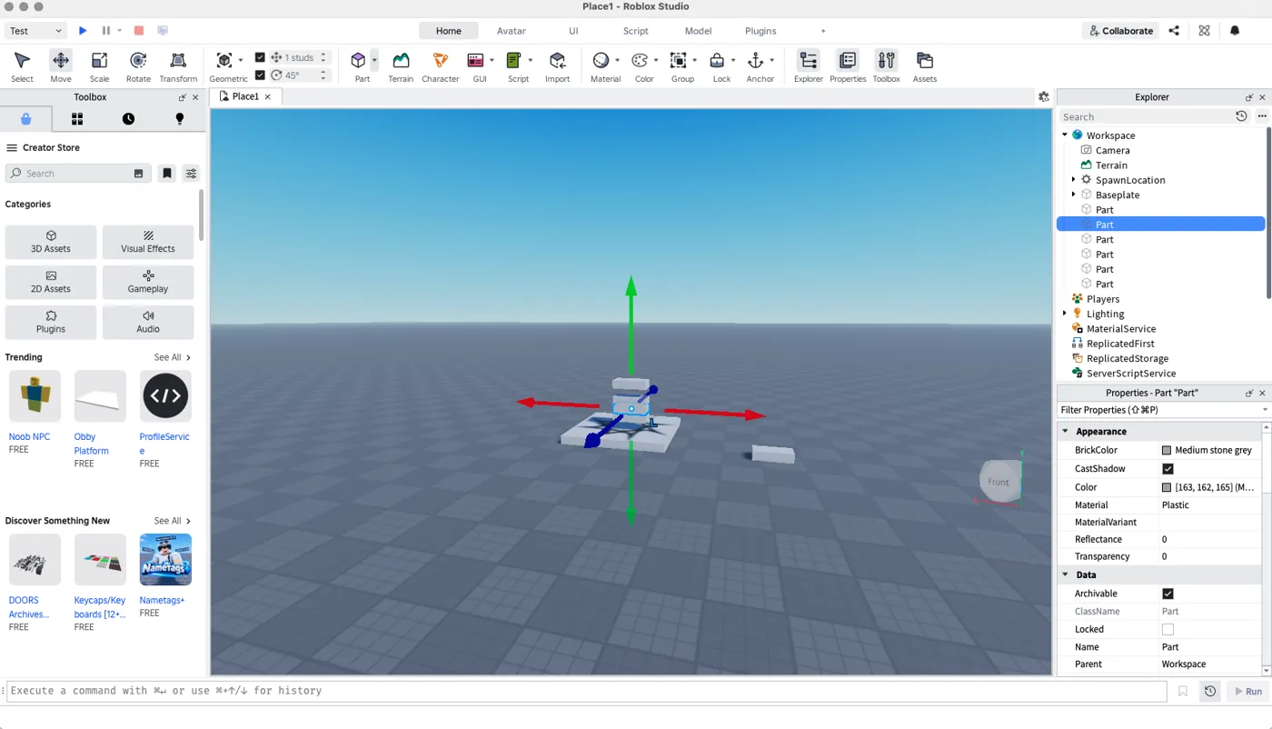 Learn your way around Roblox Studio